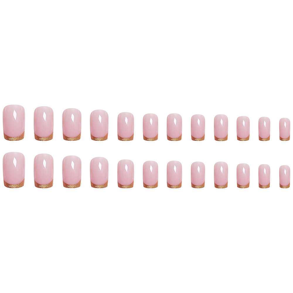 Ojos de gato franceses venta cruzada de uñas polvo desnudo de estilo europeo y americano, 24 uñas falsas al por mayor image 6