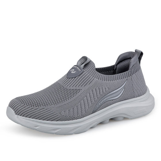 Geniine Foot Shoes for the Elderly Flagship Store genuine goods Men's Summer Hollow-out Dad Middle-aged and Elderly Spring Lightweight Soft-soled Walking Shoes