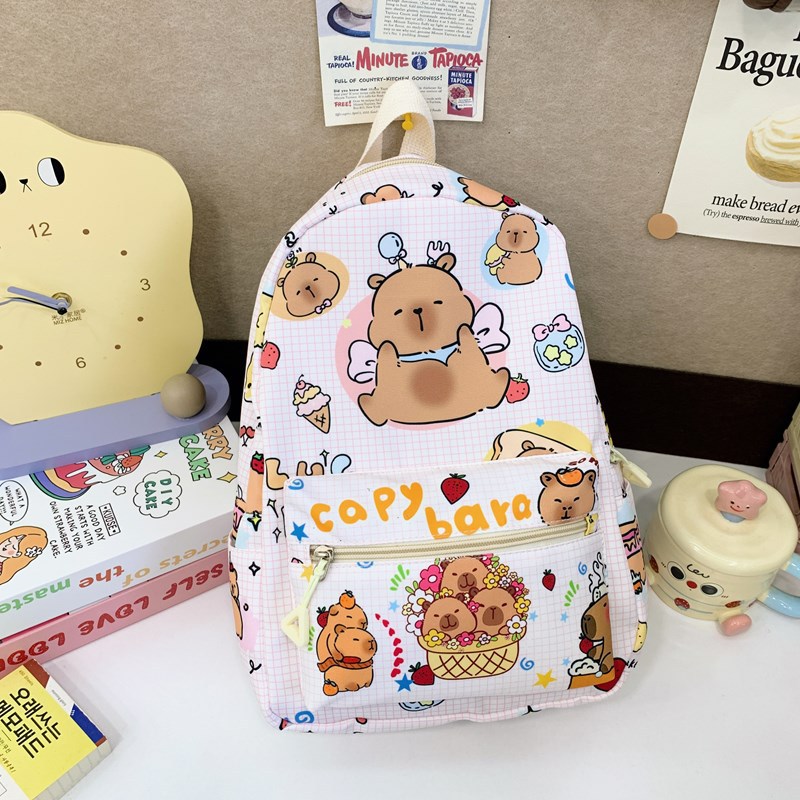 Mochila de dibujos animados japoneses para niños y niñas