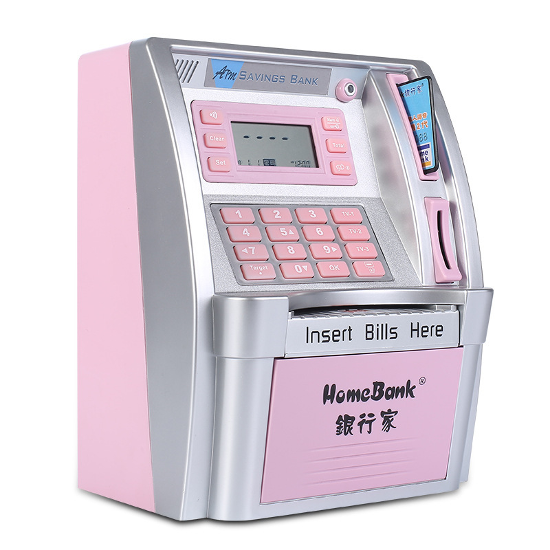 Cross-border Amazon explosion ATM large safe piggy bank children's password box wholesale large capacity piggy bank