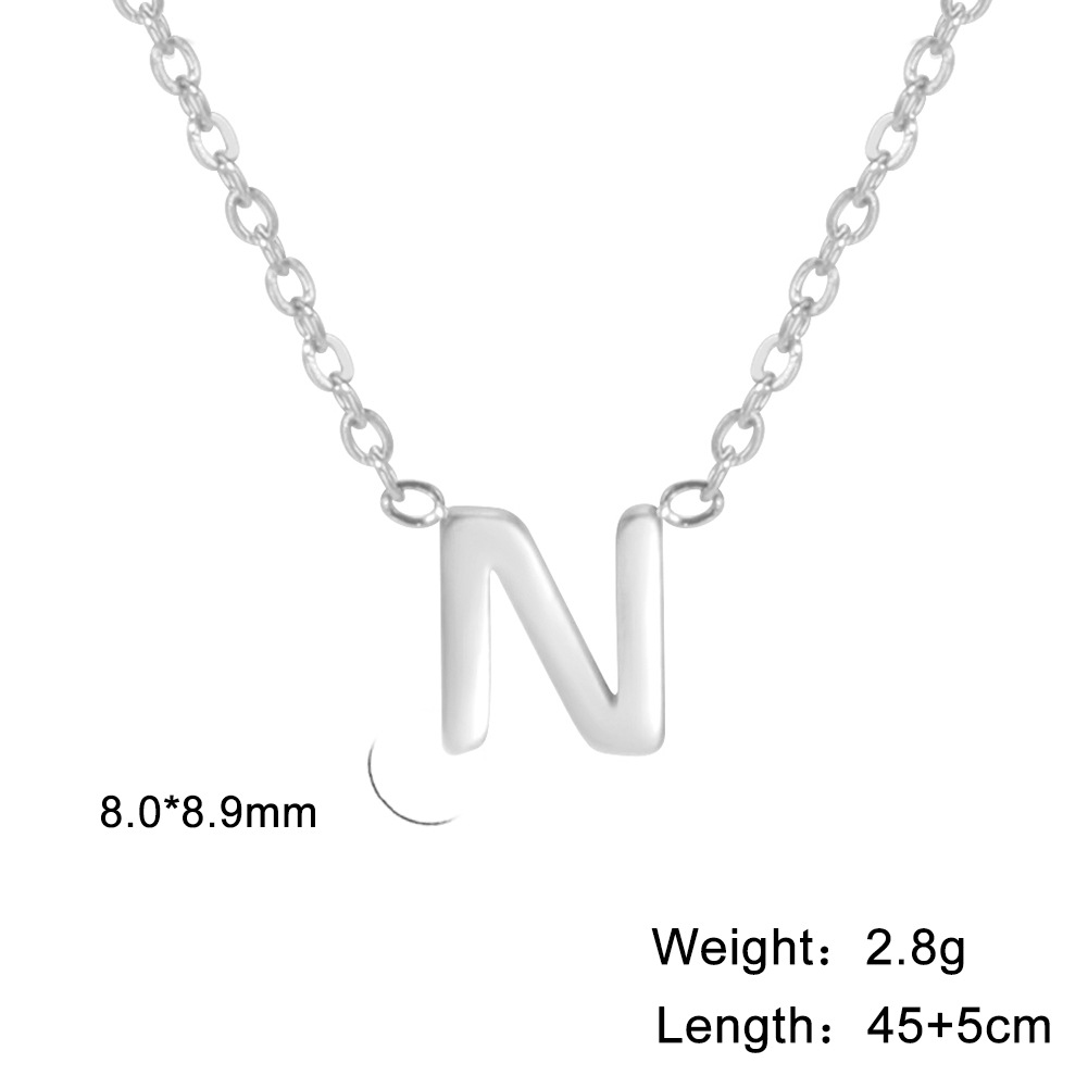 Steel, letter N