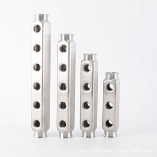 New 304 Stainless Steel Water Distributor Main Pipe 2-16 Way Floor Heating Water Distributor Main Pipe