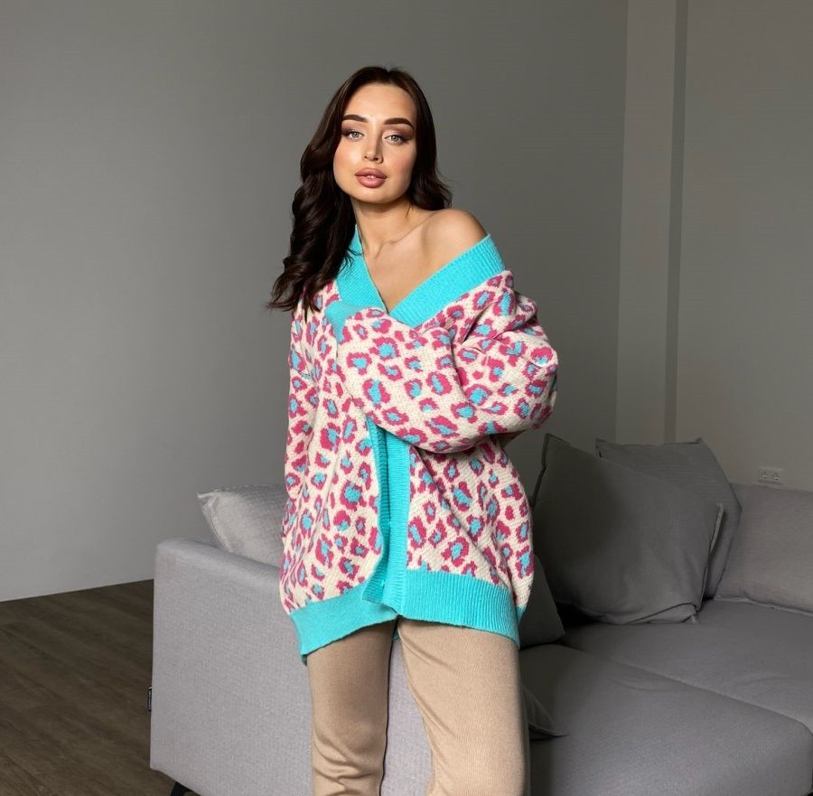 Dámsky sveter 2024, nový, plus size, stredne dlhý, voľný pletený, sveter_voghion.com