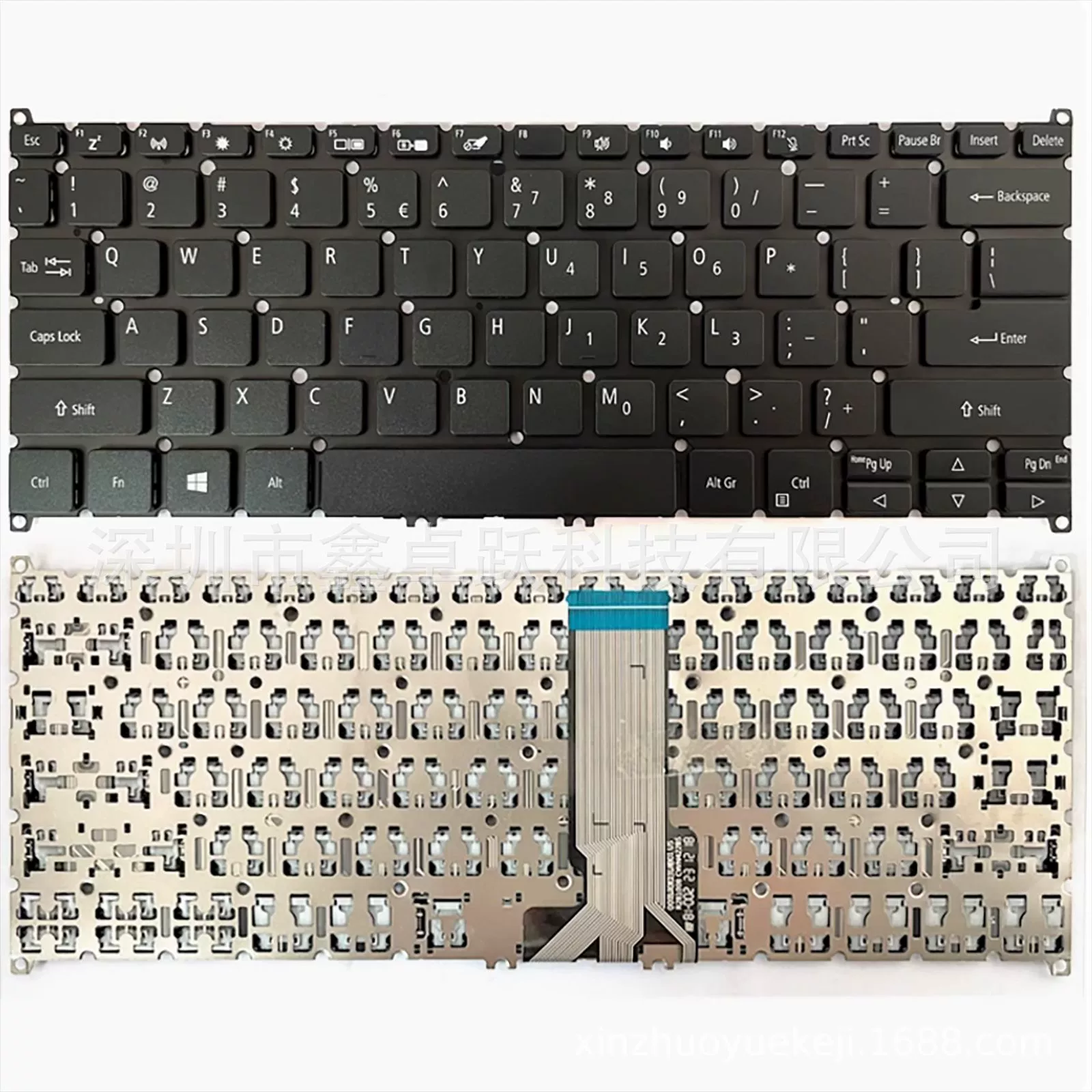 Клавиатура для Acer Spin5 SP513-41/41N/55N SP313-51N/51RP (модели N19W3 N20W1)