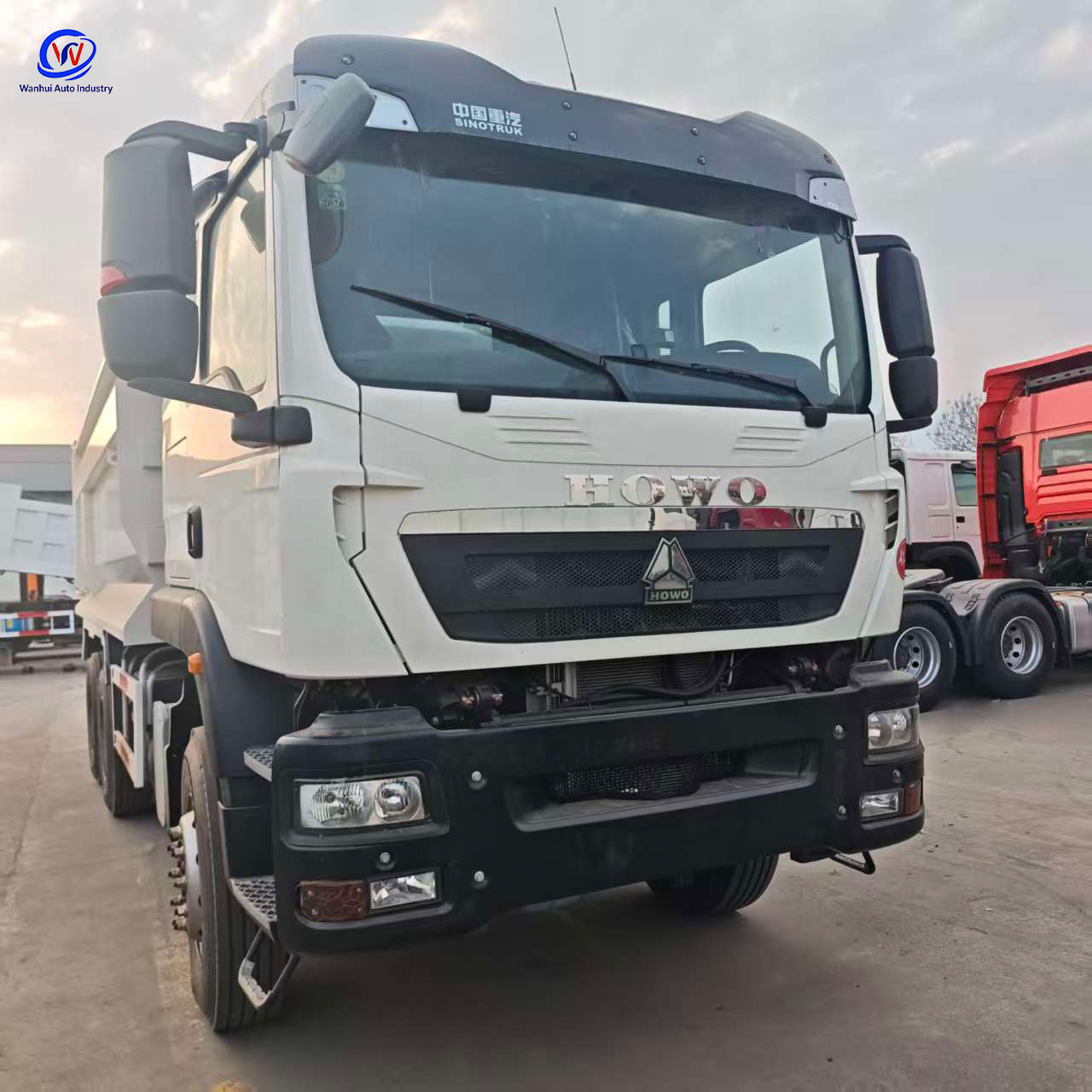 Heavy-duty 6x4 dump truck, engineering dump truck, eight-wheeled dump truck for transporting gravel and soil, sand and gravel transport