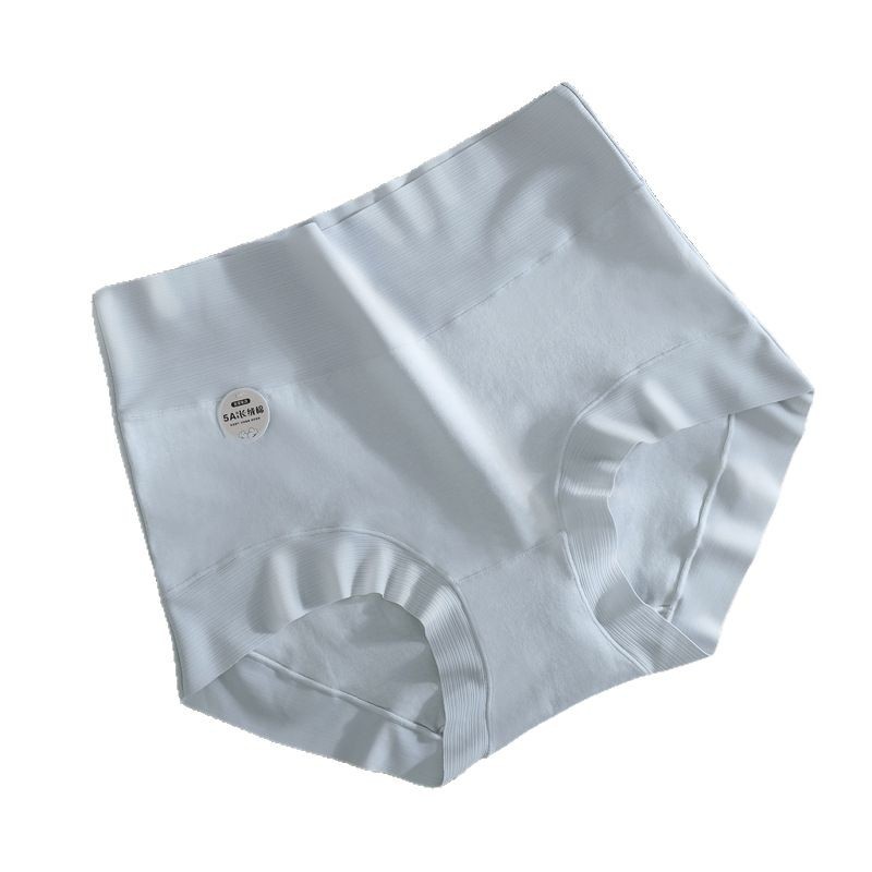 Pantalones de algodón de cintura alta para mujeres 5A grado antibacteriano entrepierna invierno abdominal cerrado abdomen pequeño pantalones cortos de talla grande