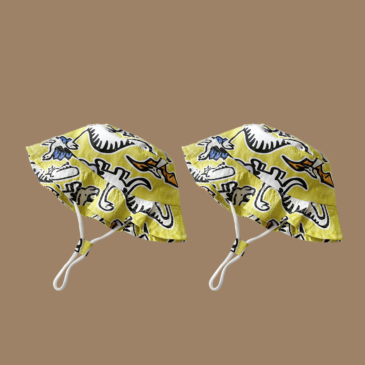 Korean Fashion Cute Printing Wind-proof Fisherman Hat display picture 2