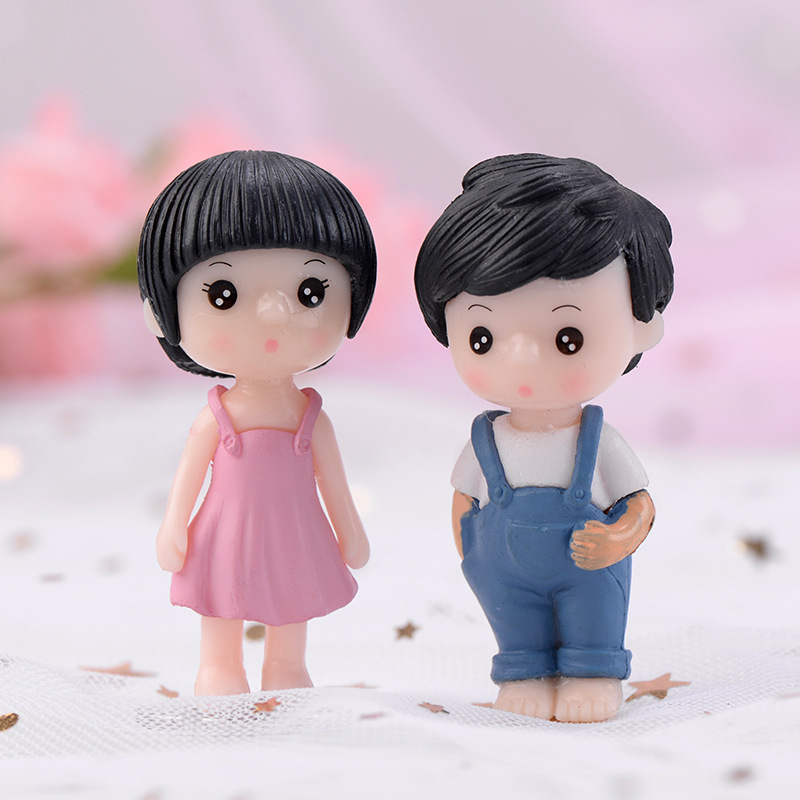 파란색과 분홍색 쌍
