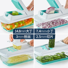 土豆絲神器粗絲家用 廚房切菜神器 蘿蔔絲刨絲器土豆切塊切丁神榕