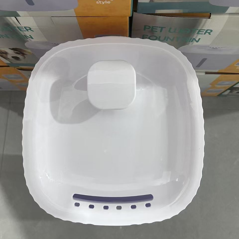 Nuevo dispensador de agua para gatos transfronterizo, ciclo automático, dispensador de agua silencioso, boca no húmeda, lavabo para perros, suministros para mascotas