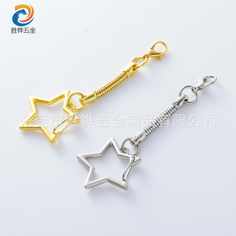 メーカー在庫卸売スターバックル + スネークチェーン diy ジュエリーアクセサリーアニメーション周辺吊りバックルフックバックル五芒星 12|undefined