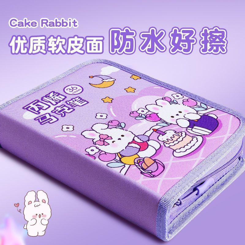 キャンバス鉛筆バッグ キャンバスバッグ 収納袋 アクリルマーカーペンカーテン 大容量収納袋 ローラーブラインド絵画専用|undefined