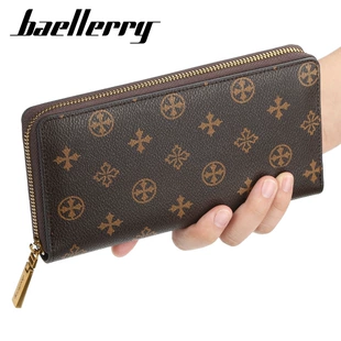 Женский кошелёк baellerry длинный на молнии под старинный узор