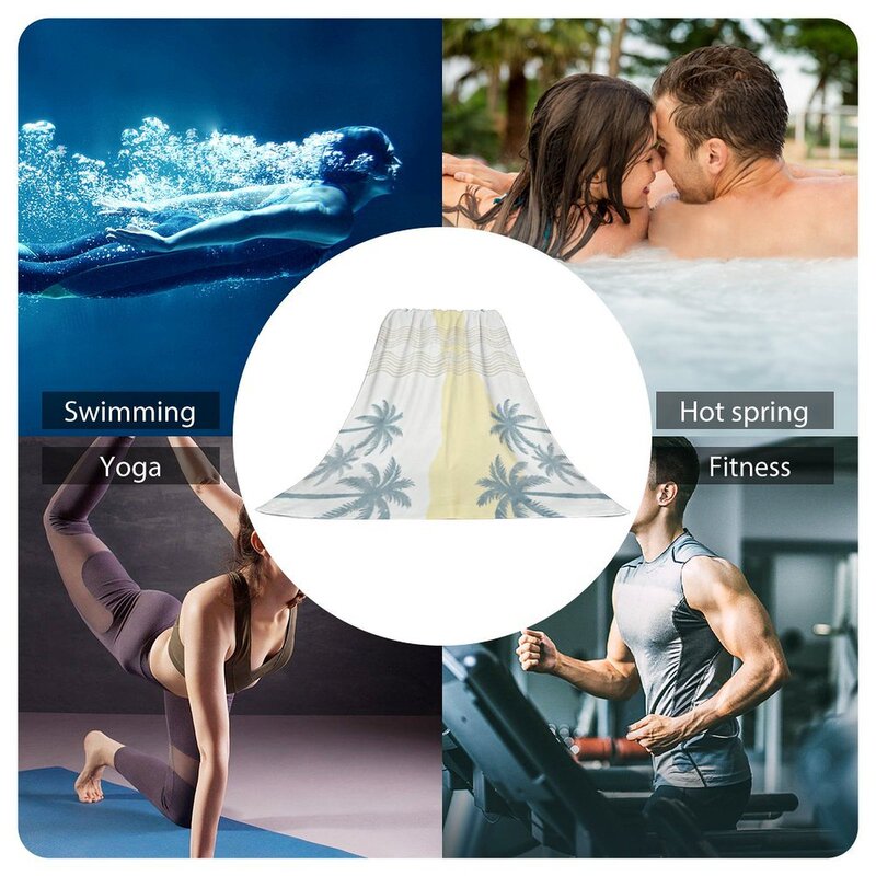 Bath Towel Absorbs Water and Is Quick-Drying for Adults, Bohemian Style Microfiber Printed Beach Towel, Foreign Trade Swimming Quick-Drying Towel