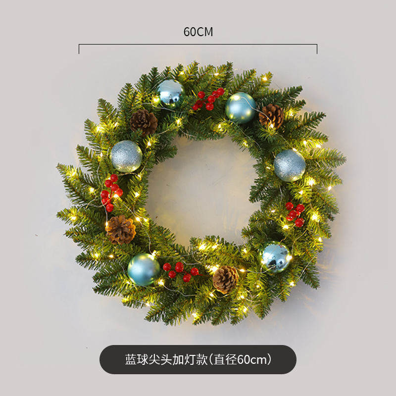 Cabeza puntiaguda de bola azul más tipo de lámpara (diámetro 60cm)