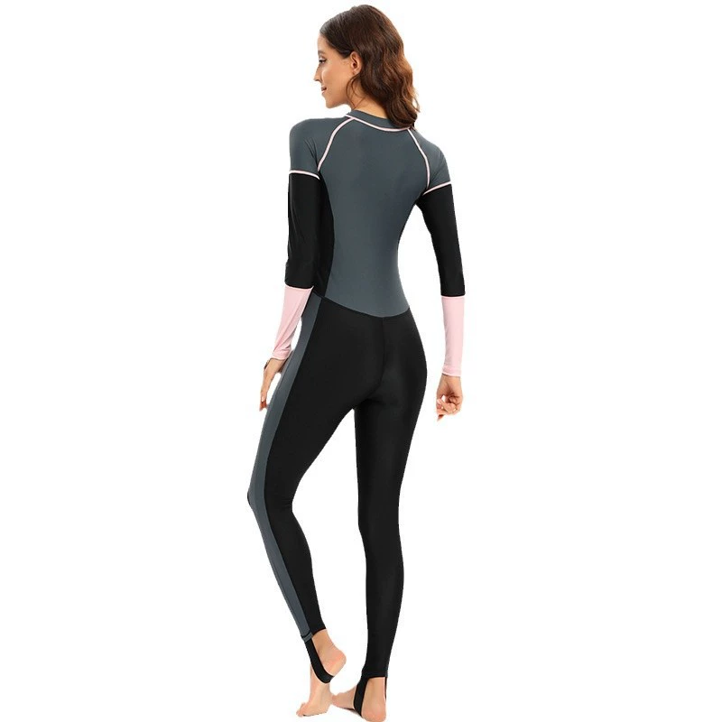 Комбинезон Bodysuitfish shark, длинный рукав, купальник, солнцезащита, облегающий, узкий крой, Amazon