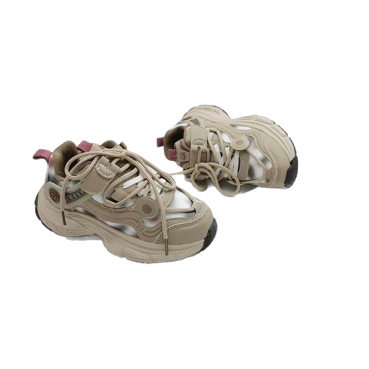 Oferta especial: Zapatos de cuero para niños, calzado deportivo de otoño 25, zapatillas impermeables para niños, zapatos para niños pequeños, nuevos modelos de otoño 2025