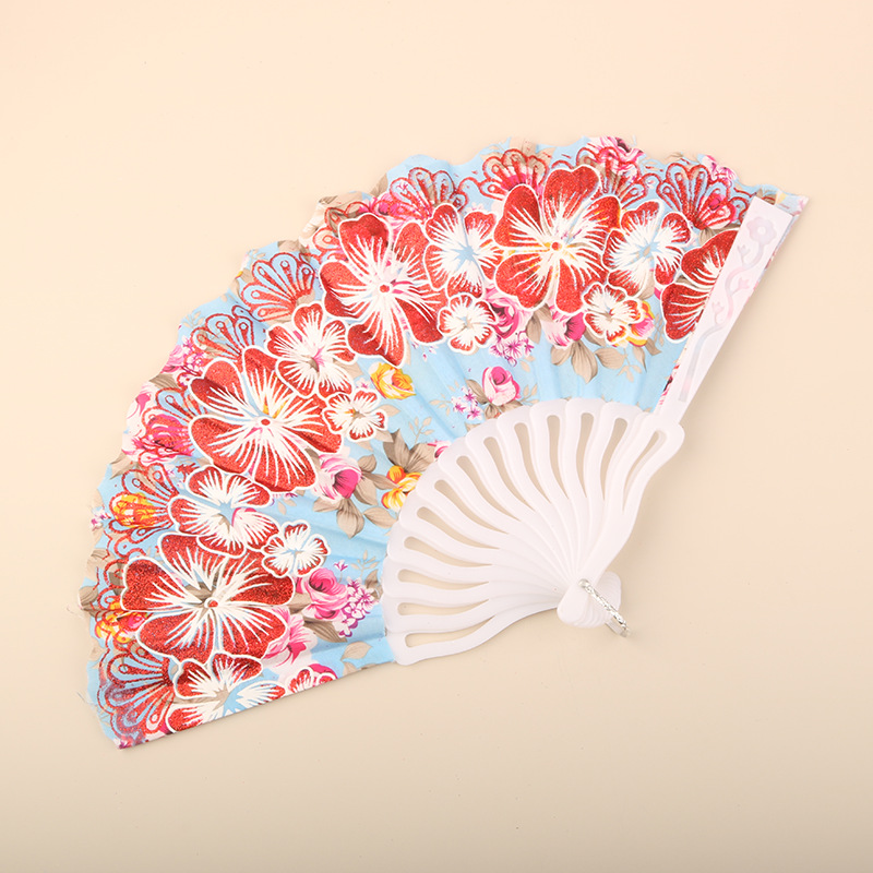 Abanico Plegable de Encaje de Plástico, Estampado, para Danza image 117