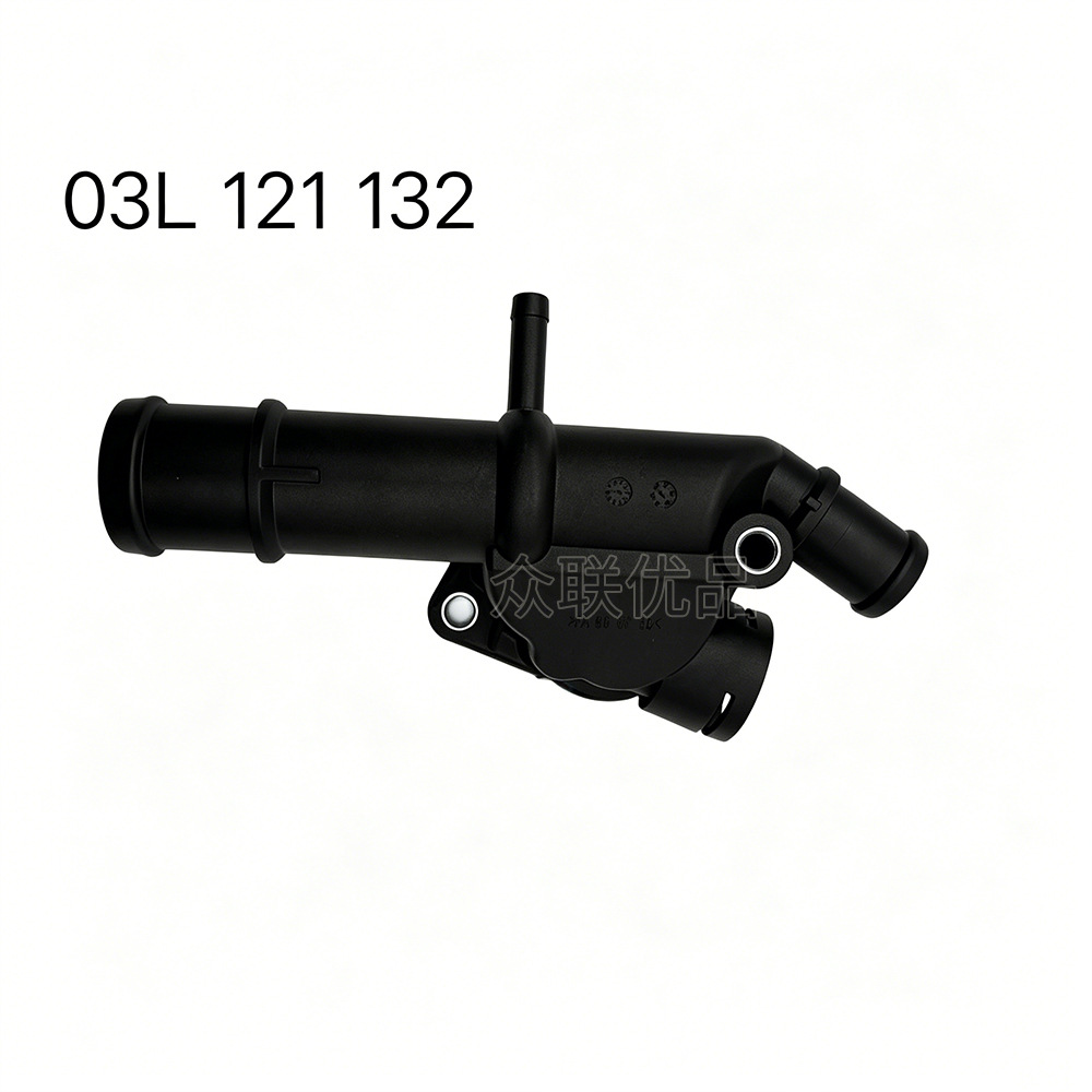 03L121132 Coolant Flange Thermostat Water Pipe Connector Suitable for Volkswagen Golf Jetta 2.0t Diesel