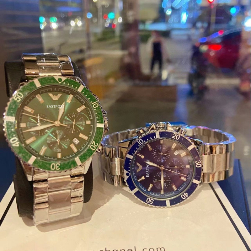 Douyin Large Dial Pilot Watch Men's Watch Three-Eye Six-Pin Multifunctional Chronograph Calendar Sports Men's AR11360