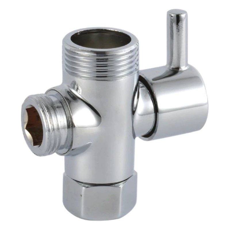 Многофункциональный полностью медный трехголовый четырехсекционный быстроразъемный водоотделитель, клапан для душа, переключающий клапан для душа, один вход и два выхода