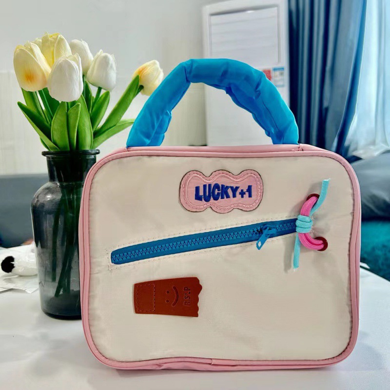 Cartoon soft cosmetic bag for traveling