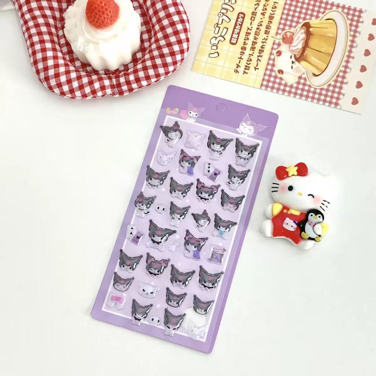 3D embossed sticker [First generation/Culomi]/sheet