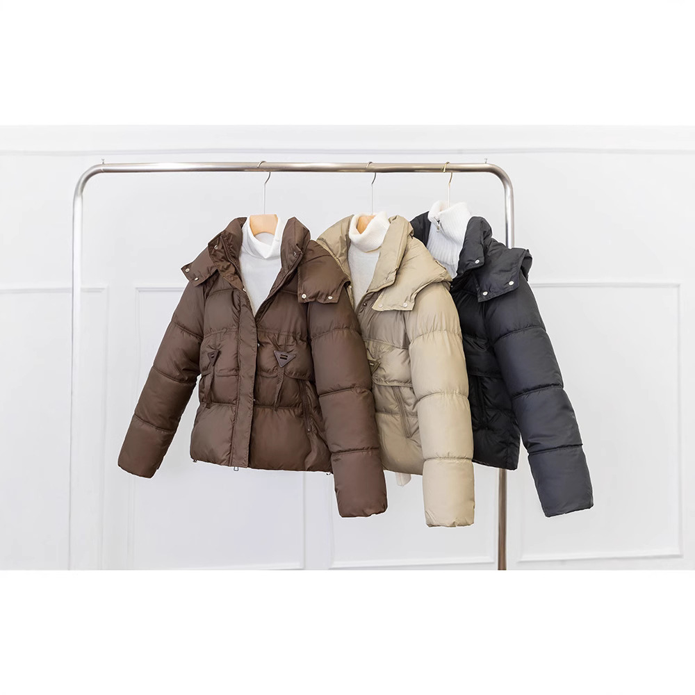 Pequeño algodón corto de moda mujer invierno de 2025 nuevo abrigo de abrigo caliente de tamaño grande suelto image 1