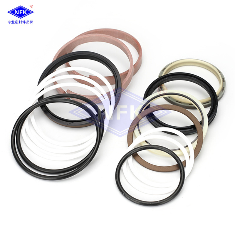 适用于PC200-6挖机6D102大机头大中臂液压油缸活塞油封密封修理包