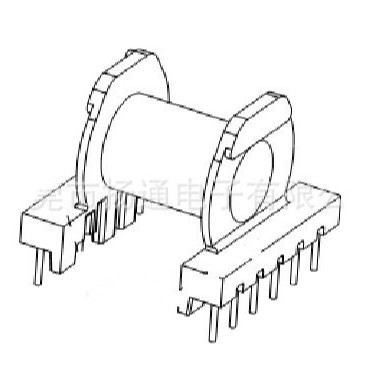 ER2828变压器骨架ER28高频电木骨架卧式6+6针槽宽16.9mm磁芯干式