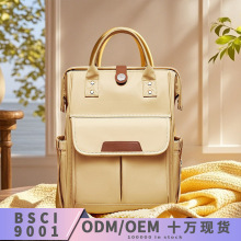 新品高级感外出储奶保温大容量母婴包干湿分离多功能防水妈咪包