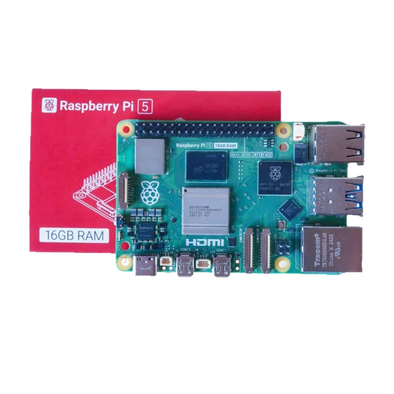 Плата разработчика Raspberry Pi 5-го поколения Pi5 комплект для разработки Python программирования Linux маленький компьютер Raspberry Pi5 8Г