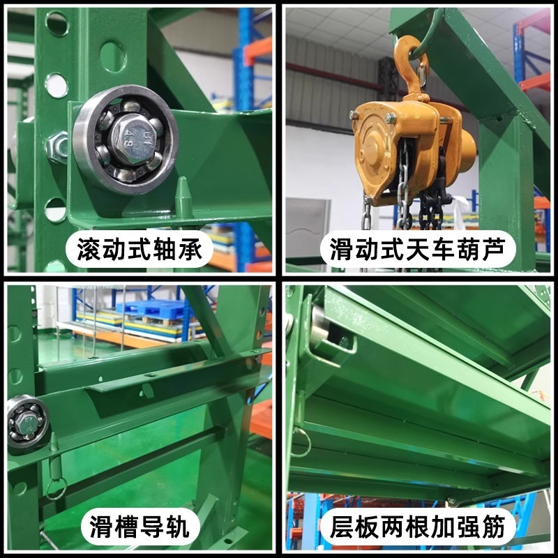 重型の金型の棚の引き出し式の金属はダイカストの射出成形の溝の鋼の金型の砥石の棚の半開きの全開式を引き出します。|undefined