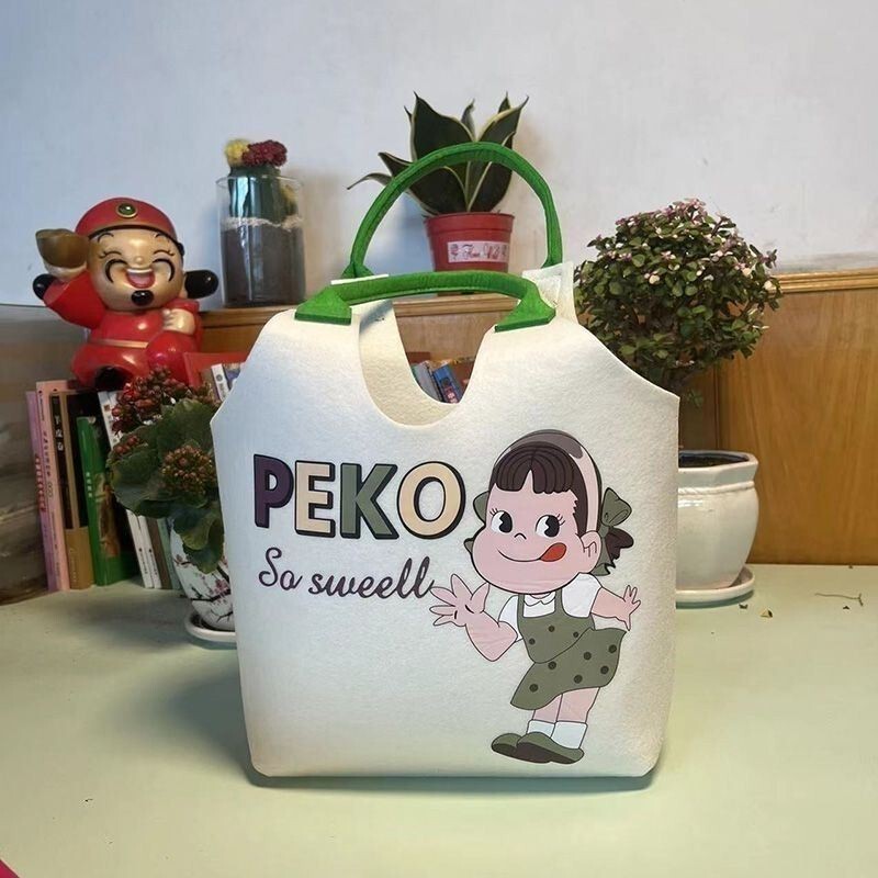 儿童毛毡手提包卡通可爱礼品包袋伴手礼袋便携式大容量毛毡包厂家|undefined