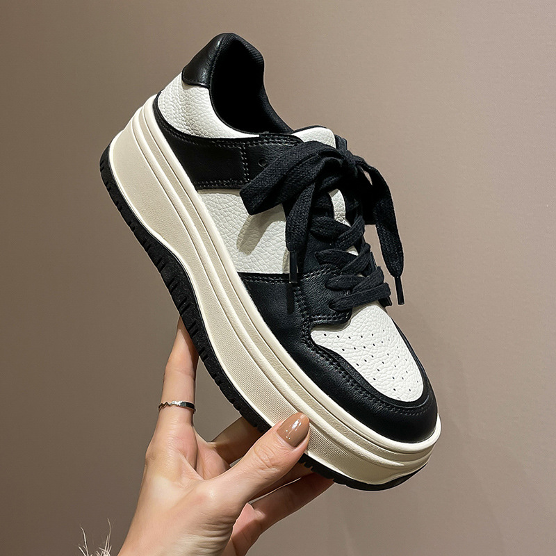 Sports two-color small universal white sneakers for leisure platform