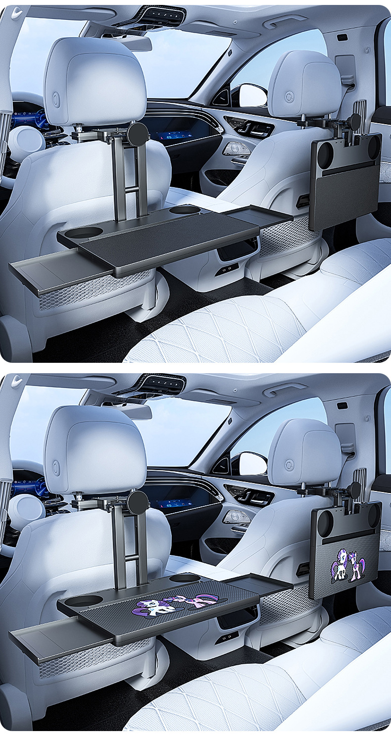 Newly Upgraded All-In-One Car Table Board, Foldable Car Table, Car Dining Table, Floating Dining Table, Computer Stand