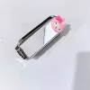 Серебристая зеркальная расчёска (съёмное зеркало), My Melody