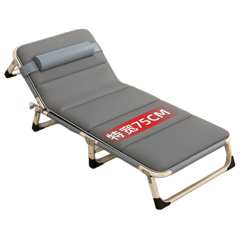 Oficina siesta cama de marcha portátil escolta cama plegable cama individual casero simple sillón reclinable almuerzo