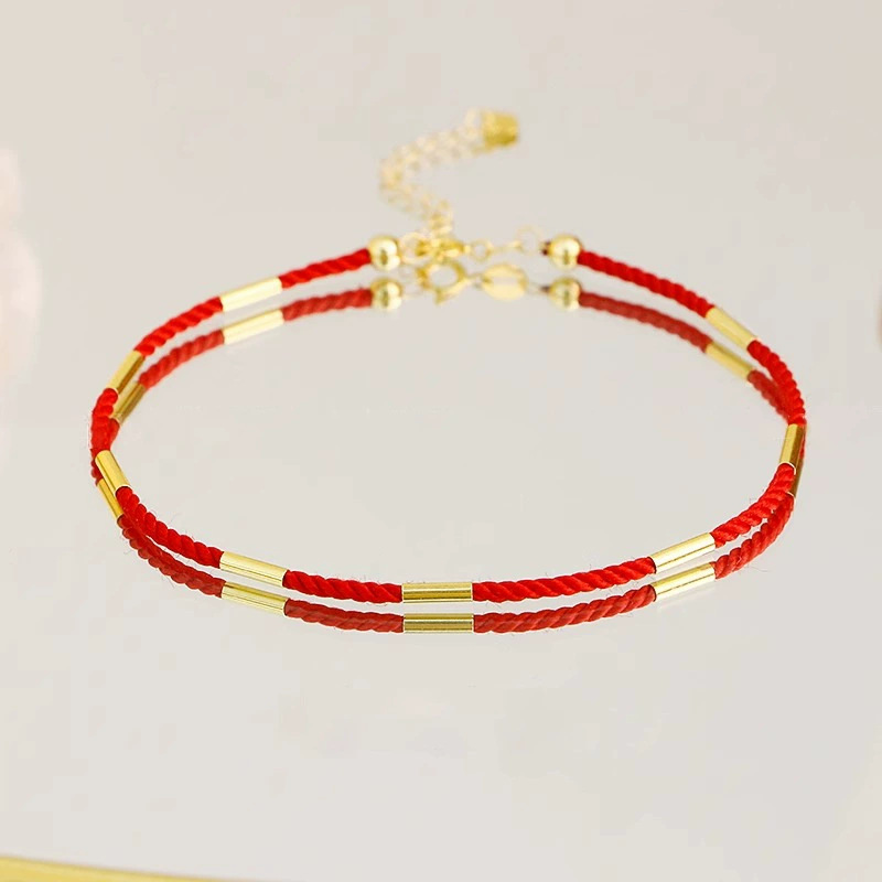 18K 골드 레드 로프