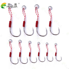 HENGJIA Hengjia Popularity Cross-border Multi-number Binding Iron Plate Hook Deep Sea Fishing Hook Iron Plate Hook Lead Fish Lure Hook