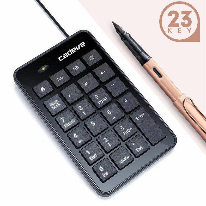 Kaidiwei 670 Numeric Keypad Notebook USB External Numeric Keypad Mini Keypad Ultra-Thin Portable