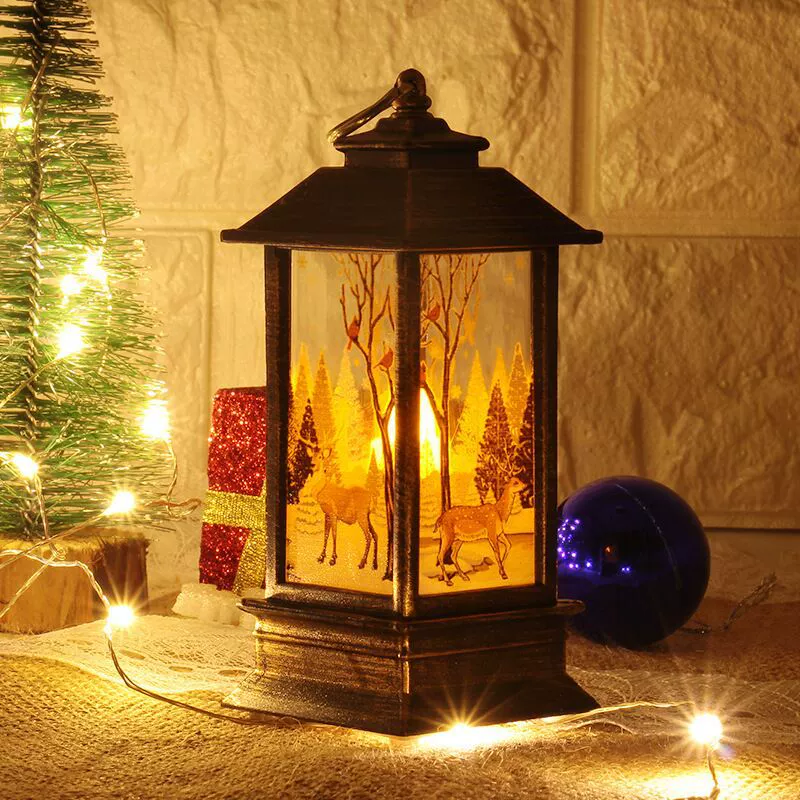 Christmas decorations, table lamp, night light for elderly, table nail decoration