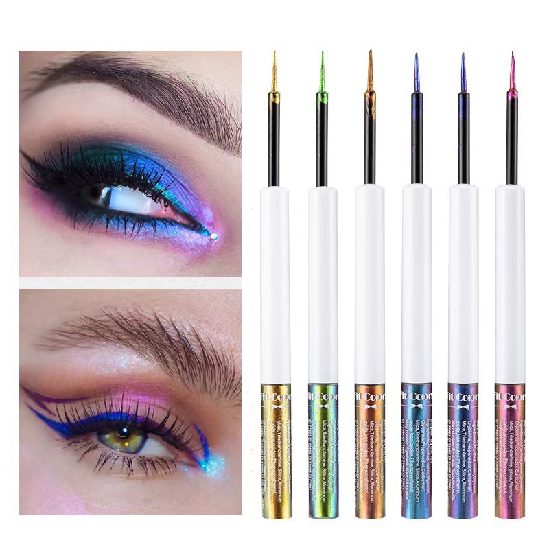 Fit Colors delineador de ojos de camaleón óptico lápiz mágico maquillaje de escenario fino líquido nacarado transfronterizo AliExpress