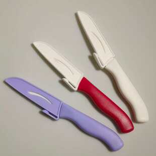 Factory spot straight hair 3 -inch ceramic fruit knife knife knife peel knife portable ceramic knife melon fruit knife