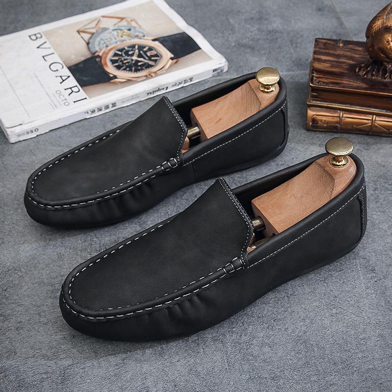 Men's Shoes Bean Bean Shoes 2024 Summer New Low-Top Breathable Trendy Fashion One-Piece Casual Men's Slippers