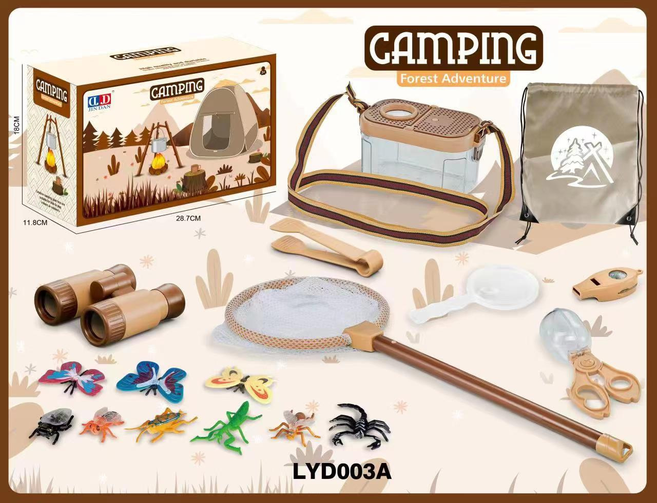 Juego de vajilla educativa para niños, para camping, picnic, con walkie-talkies, utensilios de cocina, para jugar al aire libre.