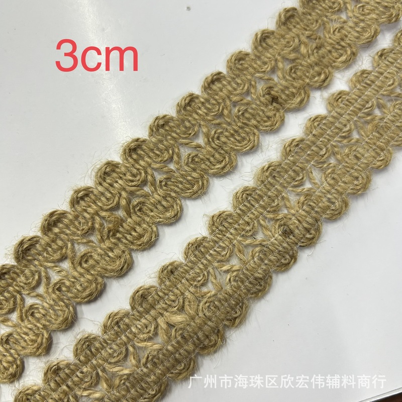 麻縄編みレース帽のズボンのウエストロープのムカデのフリンジバッグDIY手作り|undefined