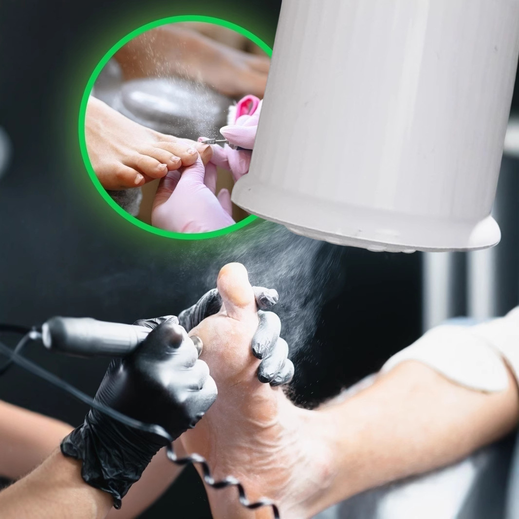 Transfronterizo exclusivo SN-D1 aspiradora de manicuras de alta gama manicuras pedicura iluminación de succión superior gran succión ventilador alemán