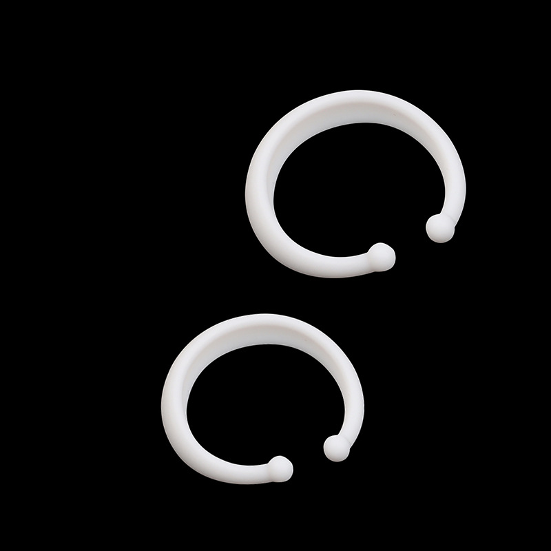 Silicone C-Shaped Foreskin Ring, Semi-Circular Delay Ring for Men, White Day & Night Set — detail image 6