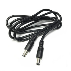 0.75 square DC5.5*2.5 male to male power cord 10A high current 18AWG double male connector cable 